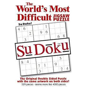 Worlds Most Difficult Sudoku Jigsaw Puzzle (529pc)