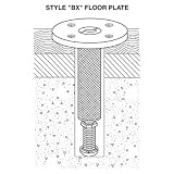 Spalding Style BX Volleyball Floor Anchor