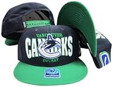 Vancouver Canucks Navy/Green Tone Plastic Snapback Adjustable Snap Back Hat/Cap