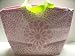 Two's Company - Chantilly Chic Thermal Tote, Insulated Lunch Bag, Cooler, Pink with White Design