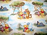 SheetWorld Fitted Pack N Play (Graco Square Playard) Sheet - Pooh In The Park - Made In USA