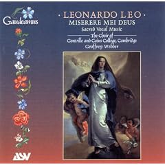 Leonardo Leo: Sacred Vocal Music