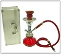 11'' Light-Up Pumpkin Hookah w/ Briefcase - Red