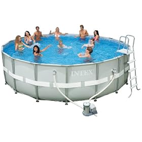 Intex 54955EG 18-Foot by 52-Inch Ultra Frame Pool Set