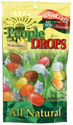 People Drops Watermelon Drops, 3-Ounce Pouches (Pack of 12) by Hard Candy