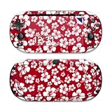 Aloha Red Design Protective Decal Skin Sticker for Sony Playstation PS Vita Handheld