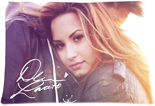 Hot Sale Custom Demi Lovato Zippered Pillow Case 20x30 (Twin Sides Print)