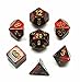 Chessex CHX26433 Dice, Gemini Black-Red/Gold