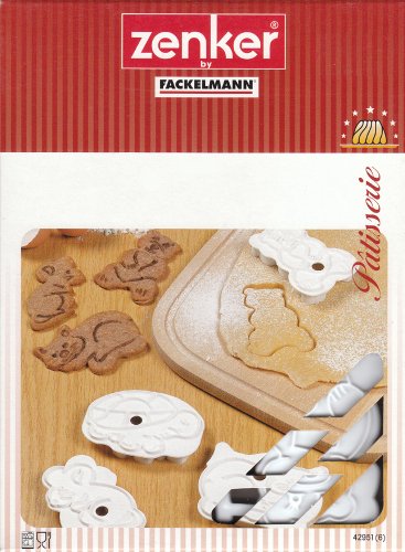 FACKELMANN 42951, 4 Plätzchenformen Tiermotive: 