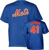 Tom Seaver New York Mets Cooperstown Throwback Player Name and Number T-Shirt