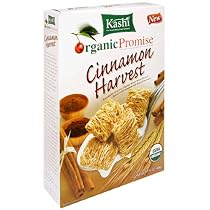 Kashi Organic Promise Cinnamon Harvest Cereal, 17.5-Ounce Boxes (Pack of 6)