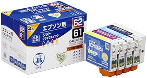 Epson IC4CL6162 4 color set for composite recycling ink-JIT-E61E624P Japan