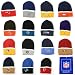 Officially Licensed NFL Reebok Youth Size Cuffed Knit Hats (best fit for ages 7 - 14)