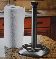 Polder Single Tear Paper Towel Holder (Brushed Stainless Steel)