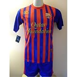 BARCELONA # 10 MESSI HOME SOCCER KIDS SET HOME JERSEY & SHORT SIZE 10.NEW