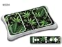 New Protective Skin for Nintendo Wii Fit Balance Board with "E Shock" impact protection - Weeds Black