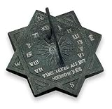 Aluminum Sunburst Sundial