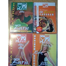 Winsor Pilates Maximum Burn 3 DVD Collection with Fat-Burning Cookbook & Exercise Planner
