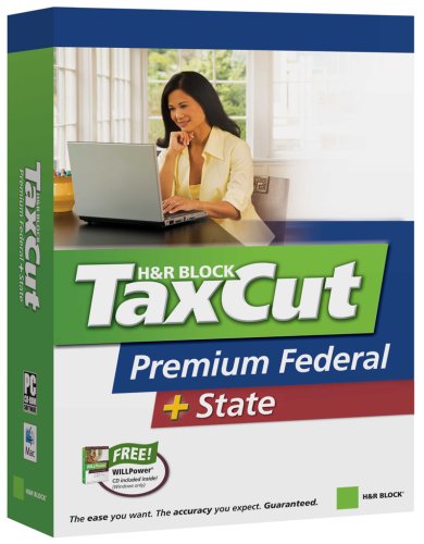 H&R Block Taxcut 2006 Premium Federal + State Win/Mac