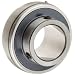 UC207 Axle Insert Mounted Bearing, 35mm Inside Diameter, Set screw Lock, Steel, Metric