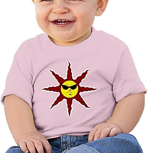 SHBOR Praise The Cool Sun With Sunglass Unisex Baby T Shirt Pink