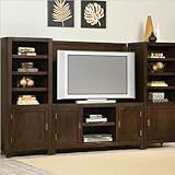 Home Styles Furniture City Chic Wood Entertainment Set in Espresso