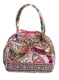 Vera Bradley Bowler Very Berry Paisley Bag Purse