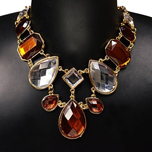 Statement Necklace teardrop water drop bib collar Necklaces for women (SN 20-5)