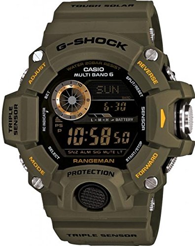 Casio G-Shock Rangeman Cronógrafo para hombres Resistente a golpes Casio G-Shock Rangeman Cronógrafo para hombres Resistente a golpes