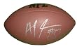 San Francisco 49ers A.J. Jenkins Autographed NFL Wilson Composite Football Featuring "Go Niners" Inscription, Super Bowl XLVII, Proof Photo