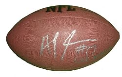 San Francisco 49ers A.J. Jenkins Autographed NFL Wilson Composite Football Featuring "Go Niners" Inscription, Super Bowl XLVII, Proof Photo