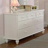 Hillsdale Westfield Double Dresser in Off-White Finish Best Buys