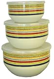 Pfaltzgraff Sedona Large Bowl Set with Lids