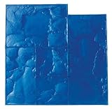 BonWay Urethane Texture Mat - Blue, Ashlar Cut Stone
