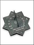 Rome Industries 2229 Aluminum Sunburst Sundial
