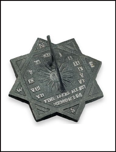 Rome Industries 2229 Aluminum Sunburst Sundial