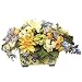 Provincial Spring Faux Floral Arrangement in Planter