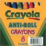 8 Ct. Crayola Anti-roll Crayons