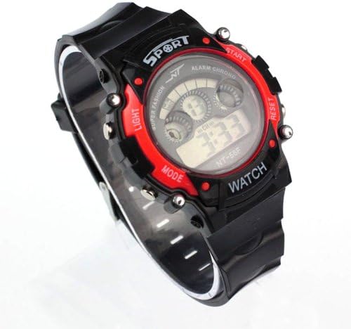 Mokingtop Fashion New Waterproof Boy Girl Sports LED Light Electronic Wrist Watch