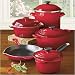 Le Creuset 9-Piece Cookware Set: Cherry