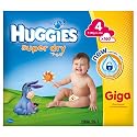 Huggies - 2996297 - Super Dry Giga Box - Taille 4 (7-14 kg) x 160 Couches