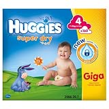 Huggies - 2996297 - Super Dry Giga Box - Taille 4 (7-14 kg) x 160 Couches