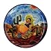  Mexican Political Cartoon Plate, Hand Painted, 11\