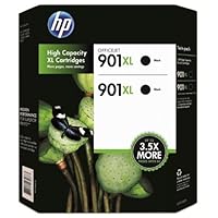 HP 901XL Black Ink Cartridge - Twin Pack