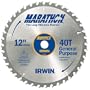 Irwin Industrial Tools 14080 12-Inch 40-Teeth 1-Inch Arbor Miter and Table Saw Blade