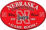 Nebraska Huskers Wooden Pub Style Bar Sign