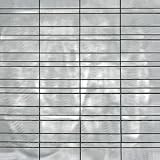 Metal Border Pure Metal Paros Mosaic Graffiato/Brushed Ceramic Tile & Stone