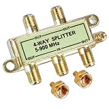 Belkin 4-Way Signal Splitter 5-900 MHz F8V300ttO4