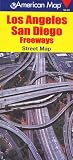 Los Angeles/San Diego, CA Freeways St. Map