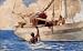 Hand Made Oil Reproduction - Winslow Homer - 24 x 14 inches - The Coral Divers